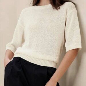 Banana Republic Slouchy short sleeved sweater SZ: Large